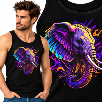 TANK TOP ZWIERZĘTA   BAD E